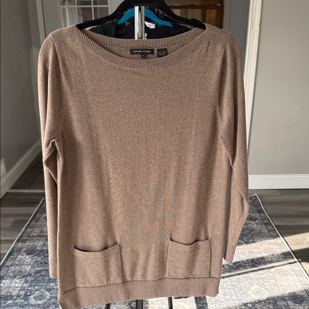 Crewneck Tunic Sweater